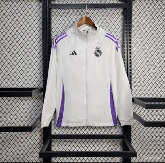 Giacca Antivento Real Madrid bianca